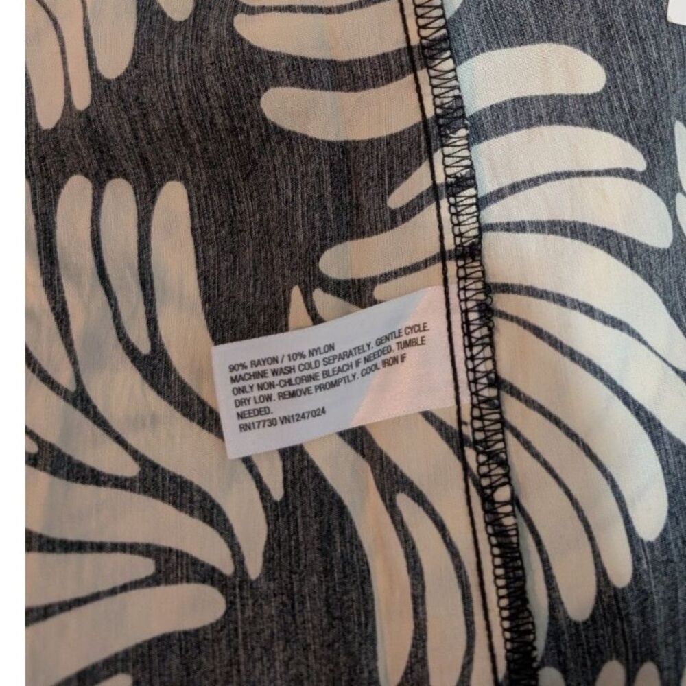 A New Day Black/Cream Maxi Skirt Size 2X - Picture 6 of 6